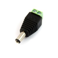 DC-Stecker Male Barrel Jack 5.5mm / 2.1mm mit Schraubklemmen