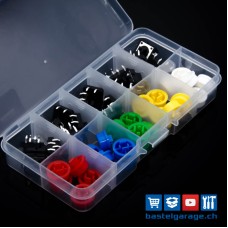 Taster / Button Set 25 Stück Diverse Farben