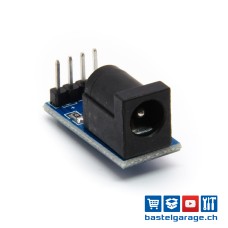 DC Barrel Jack Buchse Breakout Board 5.5mm / 2.1mm