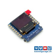 Wemos OLED Shield V2.0.0 Blau I2c 64×48 0.66’’