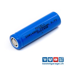 14500 3.7V Li-Ion Akku 750mAh ICR14500