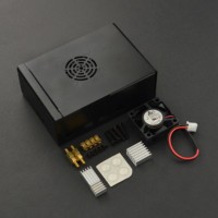 Raspberry Pi 4 Metallgehäuse mit Kühlkörper und Silent Lüfter