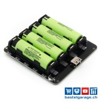 4x18650 Lithium Batterie Shield 5V 3A / 3V 1A