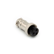 GX16-3P Stecker 16mm Female für Kabelmontage