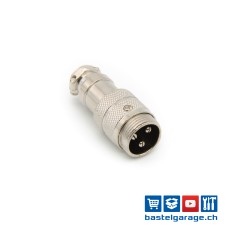 GX16-3P Stecker 16mm Male für Kabelmontage