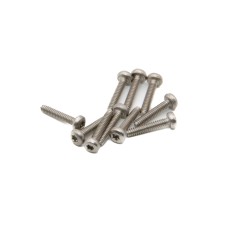 10 Stück M1.6x8mm Linsenkopfschrauben Set rostfrei  